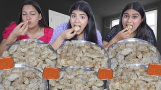 Eating 180 Momos Challenge  Unlimited Paneer Momos Eating Competition  Food Challenge [upl. by Athalla]