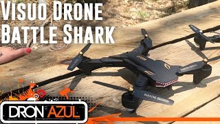 Visuo Drone TIANQU XS809S Battle Sharks  Review Español [upl. by Novej543]