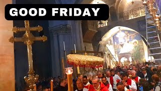 Good Friday Live celebrations Jerusalem Church of The Holy Sepulchre [upl. by Pelagias698]