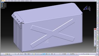 CATIA V5  GENERATIVE SHEETMETAL DESIGN [upl. by Le938]