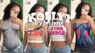 KOLLYY TRY ON HAUL  springsummer haul [upl. by Ebenezer]