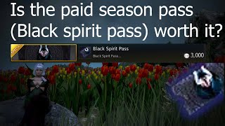 Is the Black Spirit pass Paid Season pass worth it  Black Desert Online [upl. by Liv]