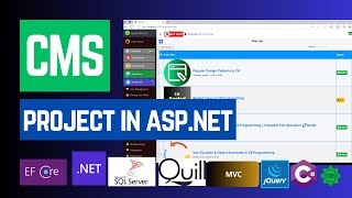 Building a CMS With ASPNET MVC  Create Your Own Blog  MSSQL  EF  jQuery  AdminLTE  Quill JS [upl. by Deborath]