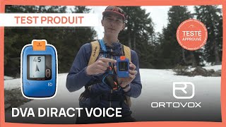 TEST DU DVA DIRACT VOICE  ORTOVOX PAR LILIAN [upl. by Einaej]