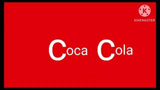 coca cola logo made by kinemaster speedrun [upl. by Ezirtaeb]