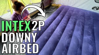 Intex Classic Downy Airbed Full Size Full Review [upl. by Remmer]