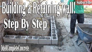 How to Build a Retaining wall Easy Guide DIY [upl. by Alletneuq]