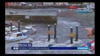 Édition spéciale consacrée aux intempéries au Pays basque [upl. by Ymmak]