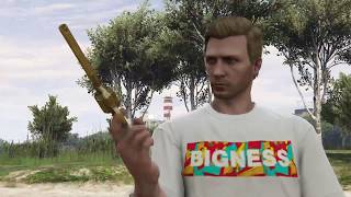 GTA 5 Online  DoubleAction Revolver  Secret Golden Revolver [upl. by Nnylirret704]