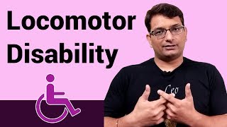 Locomotor Disability Meaning  WeCapable  Lalit Kumar [upl. by Ellehcirt]