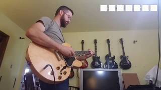 Gibson ES335 and ES135 clean amp shootout [upl. by Ginnie356]