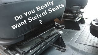 Van Life  Replacing Seat Bases in My RAM Promaster [upl. by Nahtan]