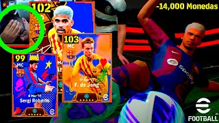 💰 ME GASTO 14000 MONEDAS en los x3 BIG TIME del BARCELONA en EFOOTBALL 2024 Mobile Araujo De Jong [upl. by Burroughs821]