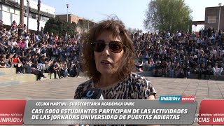 CASI 6000 ESTUDIANTES PARTICIPAN DE LAS ACTIVIDADES DE LAS JORNADAS UNIVERSIDAD DE PUERTAS ABIERTAS [upl. by Mikes]