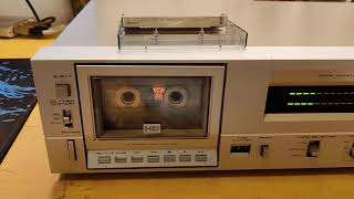 AKAI CSF33R Quick AutoReverse Cassette Deck Recording [upl. by Gilmour]