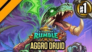 Hearthstone Rastakhans Rumble  Aggro Druid P1 [upl. by Nove]