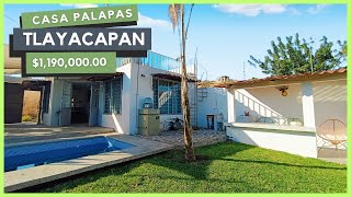 🏡 Casa LAS PALAPAS ‼️ TLAYACAPAN MORELOS ✅ INCREÍBLE NATURALEZA [upl. by Camilia]