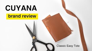 Cuyana Haul  Small Easy Tote Review [upl. by Durer]