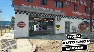 Auto shop mlo fivem Interior amp map for Roleplay  FiveM mlo shop [upl. by Rentschler403]