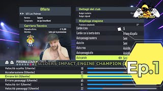 FIFA 22 Ep1 Realistic SLIDERS IMPACT ENGINE ARRIVA il nuovo Mister 3 GAMEPLAY [upl. by Akcired]