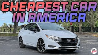 2024 Nissan Versa Test Drive Review The Cheapest Car Done Right [upl. by Shauna]