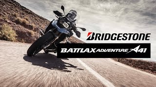 TESTE BRIDGESTONE BATTLAX A41 ANDAR DE MOTO MAR 2018 [upl. by Groark417]