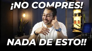 5 COSAS que NO DEBES COMPRAR para COMENZAR en FOTOGRAFÍA o VIDEO [upl. by Arised]