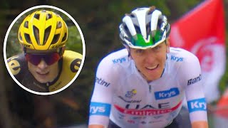 Tadej Pogacar HUMBLES Jonas Vingegaard on Cauterets  Tour de France 2023 Stage 6 Cauterets [upl. by Nobel]