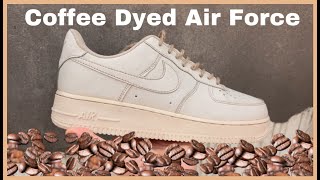 Tutorial Time E1 How to dip dye Air Force 1s with Rit dye [upl. by Fornof335]