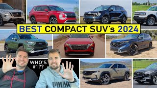 Top 10 BEST Compact SUV’s for 2024  Our Expert Ranking After Reviewing ALL of Them [upl. by Emina]