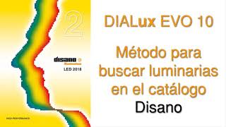 DIALux EVO  Método para buscar luminarias en el plugin Disano [upl. by Iyre359]