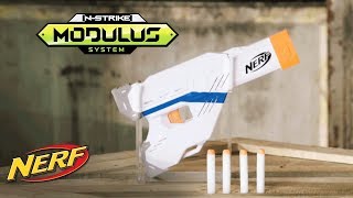 NERF Deutschland  NStrike Modulus Firepower Upgrade Set Schulterstütze ProduktdemoVideo [upl. by Nylodnew]