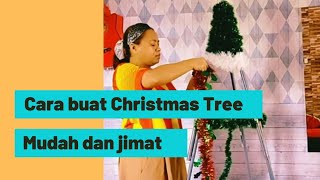 Cara buat pokok Christmas menggunakan batang paip [upl. by Jeana78]