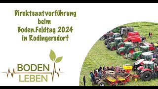 Direktsaatvorführung  BodenFeldtag Rodingersdorf 2024 [upl. by Kcajyllib343]