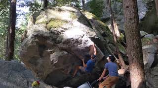 Squamish Tims Sloper Problem V5 [upl. by Eppie]