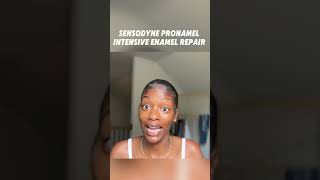 Sensodyne Pronamel Intensive Enamel Repair dentist review shorts [upl. by Neeka]