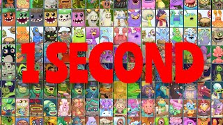 1 second of all monsters in My Singing Monsters [upl. by Collbaith256]