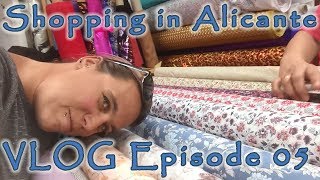 Stoff Shopping Alicante VLOG Episode 05 [upl. by Enoob381]