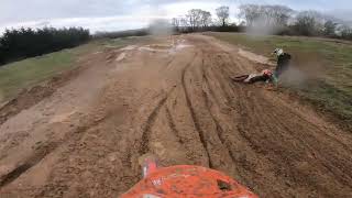 This week we battled the weather and rode at the oldest Uk motocross track Weedon MX 4 [upl. by Maxa]