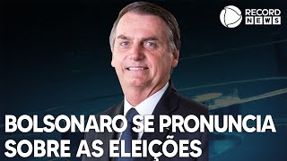 Presidente Jair Bolsonaro faz pronunciamento após resultado das eleições [upl. by Bartlet208]