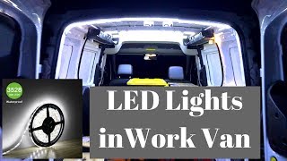 How to Add LED Strip Lights to Work Van [upl. by Xer]