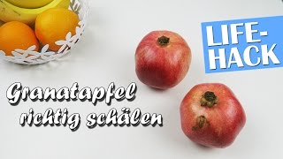 Granatapfel richtig schälen  Lifehack [upl. by Hayley350]