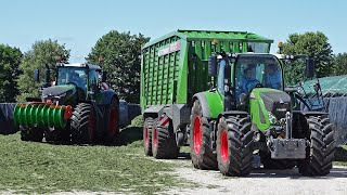 Grass Silage  Fendt 724  720  Tigo 75 XR  D 60 PR  Mechan Groep  2019 [upl. by Sidon]