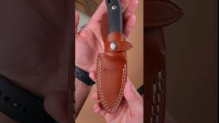 3 Common Knife Sheath Materials [upl. by Airretal]