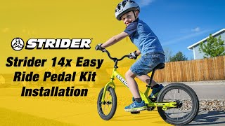 How to Install the Easy Ride Pedal Kit on the Strider 14x [upl. by Orelie]