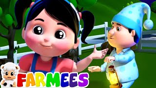 We Willie Winkie  Nursery Rhymes amp Songs for Babies  Kids Songs  Animal Cartoon by Farmees [upl. by Hserus800]