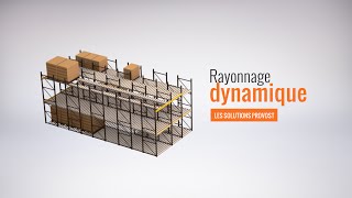 Rayonnage et stockage dynamique Prodyn   Provost [upl. by Enelehcim284]