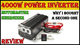 Best 4000w Power Inverter For Off Grid Cabins  MotomasterEnergizer Brand [upl. by Samid]