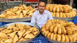 Samosa aur Kachori Halwai Recipe  Halwai ki Khasta Samose aur Kachori Recipe by Mubashir Saddique [upl. by Cad]