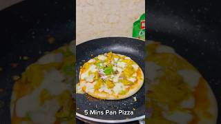 5 mins Pan pizza easy and quick 😍 recepies food cooking recepies pizza pizzalover [upl. by Eux]